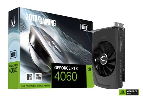 ZOTAC GAMING GeForce RTX 4060 8GB SOLO | ZOTAC