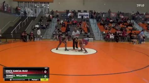 177 lbs Consolation Bracket - Terrell Williams, Columbia vs Erick ...