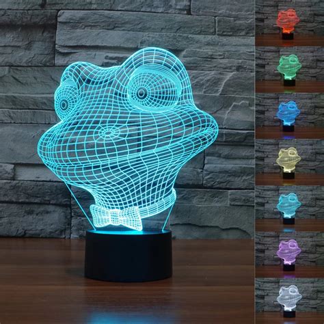 Aliexpress.com : Buy Cute Carton Frog Led Night Lamp Animal frog Lights Bedside Table Lamp Baby ...