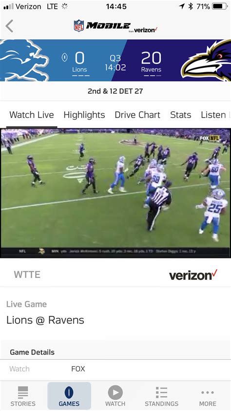 Nfl mobile : r/verizon