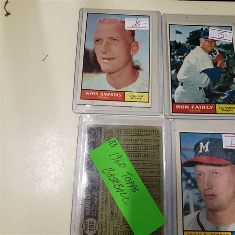 1960 TOPPS BASEBALL CARDS - Big Valley Auction