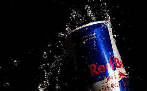 3840x2160px | free download | HD wallpaper: Red Bull energy drink can, brand, text ...