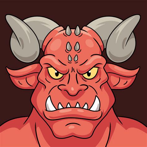 How to Draw a Demon Face - Really Easy Drawing Tutorial