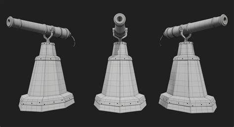 3D Cannon Culverin Model - TurboSquid 1901058