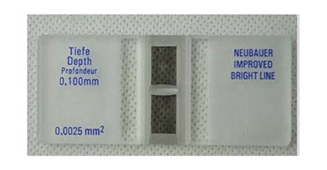 Buy Improved Neubauer Hemocytometer/Blood Counting Chamber/Cell Counting by Trading Company ...