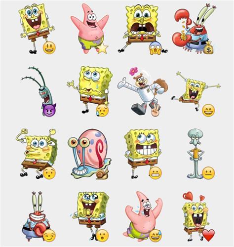 SpongeBob 2 Stickers Set | Telegram Stickers | Telegram Stickers ...