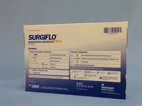 Ethicon Endo Surgery, 2993, Ethicon 8ml Surgiflo Hemostatic Matrix Kit ...