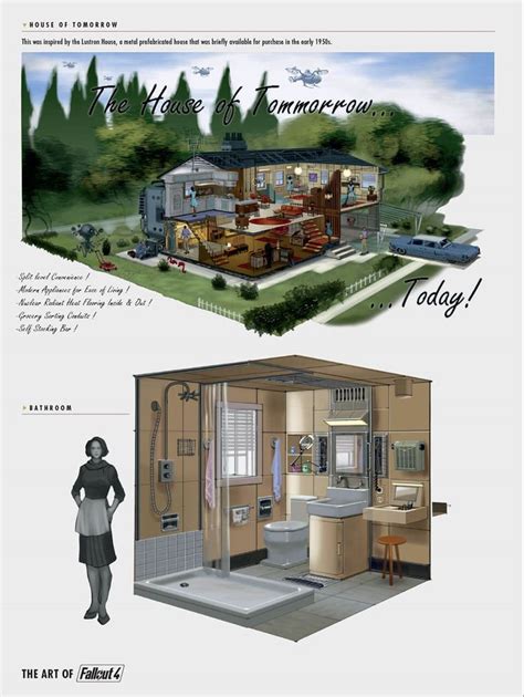 The Art of Fallout 4 | House of tomorrow, Fallout concept art, Fallout 4 concept art