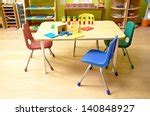 Classroom Tables And Chairs Free Stock Photo - Public Domain Pictures