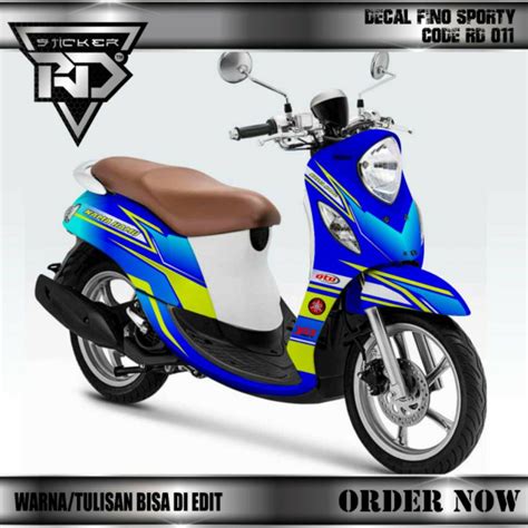 Yamaha Fino sporty decal sticker | Shopee Malaysia