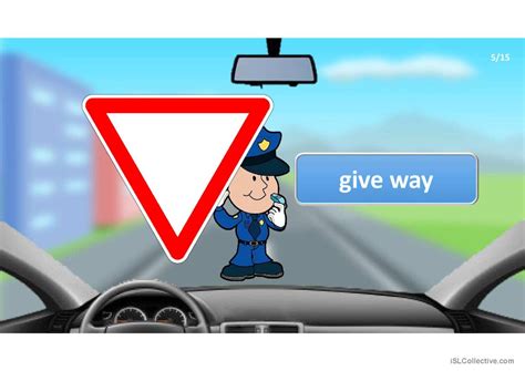 ROAD SIGNS vocabulary flashcards an…: English ESL powerpoints