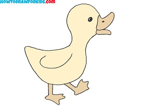 How To Draw A Duck Easy