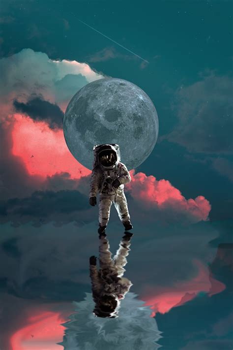 Astronaut Moon Space - Free photo on Pixabay