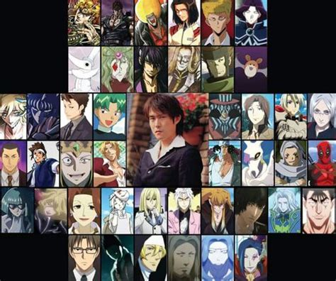 Collage de Takehito Koyasu el Seiyu de: | •Anime• Amino