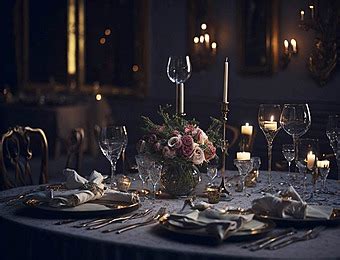 Candle Light Dinner With Golden Cutlery Background, Dinner, Candles, Romantic Background Image ...