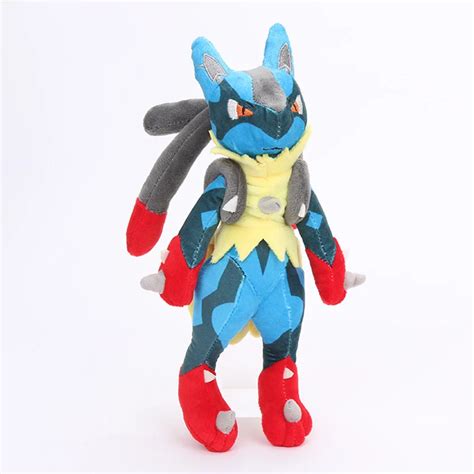 28cm Pocket doll Center Mega Lucario XY Stuffed Plush Toy Soft Doll childrens' gift-in Movies ...