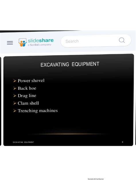 Deep Excavation Equipment | PDF