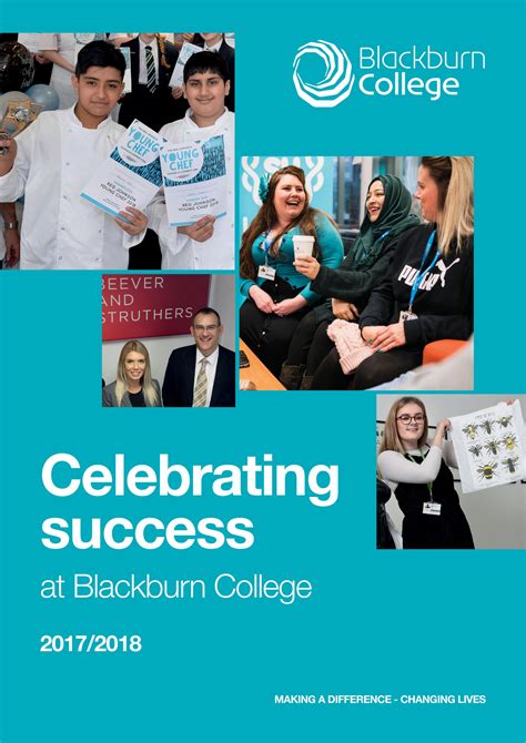 Blackburn College - Blackburn College - Celebrating Success Booklet 2018 - Page 6-7 - Created ...