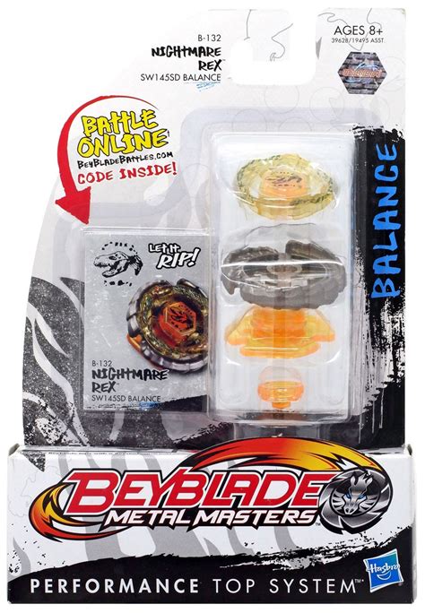 Beyblade Metal Masters Nightmare Rex Single Pack B-132 - ToyWiz