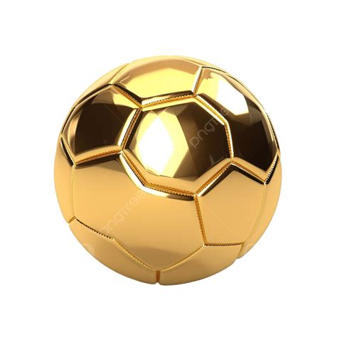 3d Rendering Golden Soccer Ball, Golden, Soccer Ball, 3d Rendering PNG Transparent Image and ...