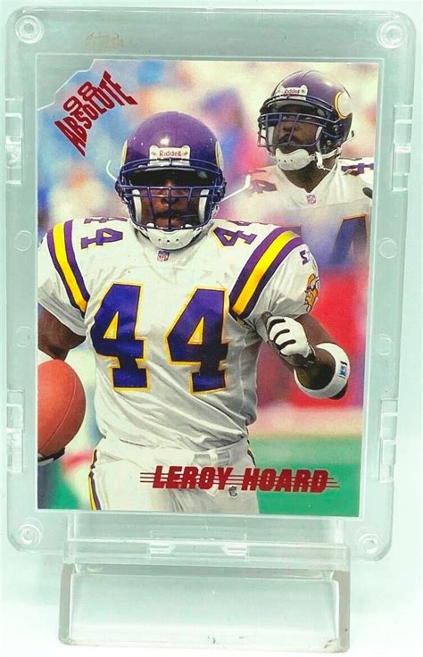 Vintage 1998 Absolute Leroy Hoard Card #42 Die-Cut Rookie Card NFL RB Minnesota Vikings ("Packed ...