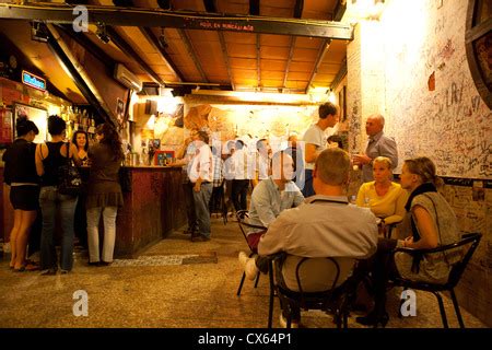 Nightlife Alicante Spain Stock Photo - Alamy