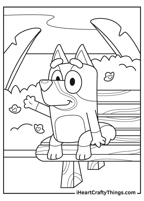 Bluey Coloring Pages Printable