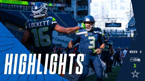 Seahawks vs. Cowboys game highlights | Week 3