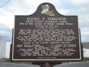 Plessy v. Ferguson Begins - African American Registry