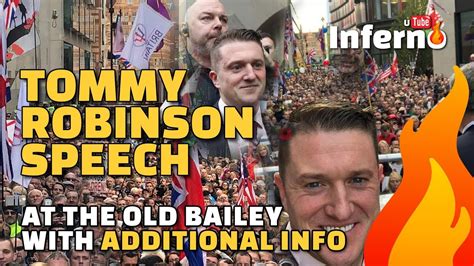 Tommy Robinson Speech Outside The Old Bailey - With Additional Info # ...