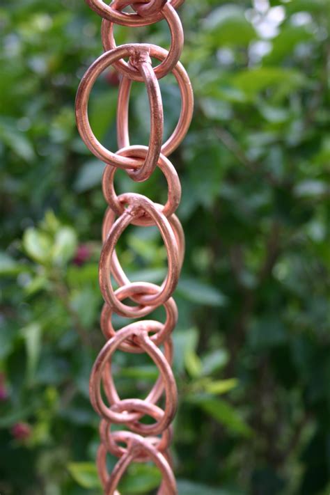 Double Loops Chain, $19.99, Rainchains | Copper rain chains, Rain chain, Rain chain installation