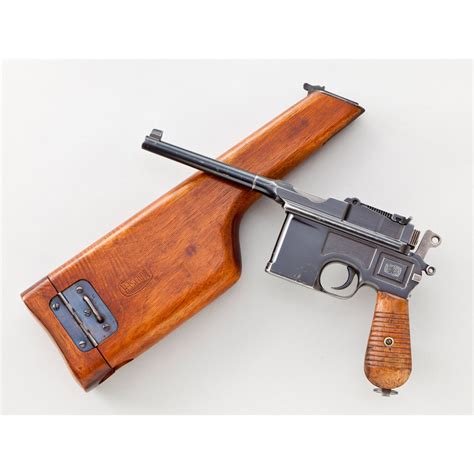 Late Model 1930 Mauser Broomhandle SA Pistol