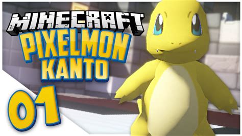 Minecraft Pixelmon Kanto - Ep. 1 - SHINY CHARMANDER - Let's Play ...