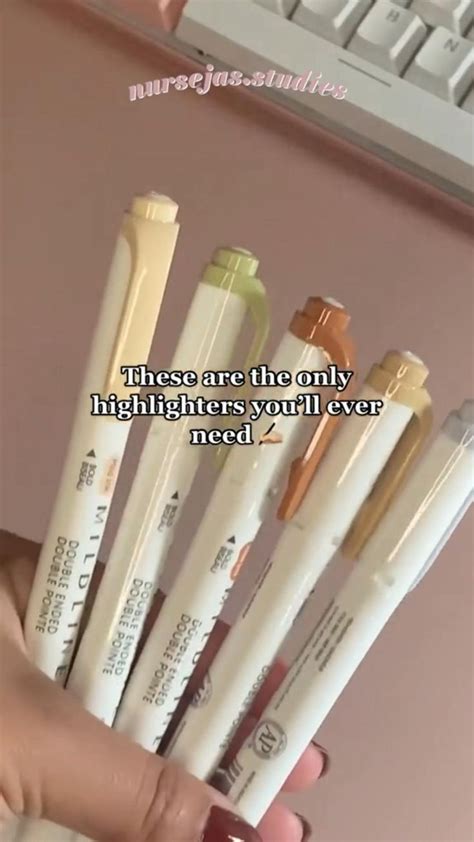 These mildliner highlighters are everything 🤩 | Study tips, Study ...