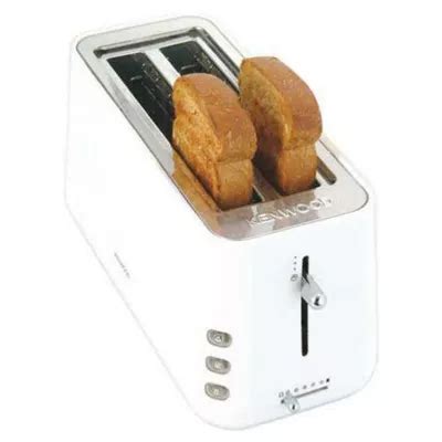 Buy Kenwood TTP103 4 Slice Plastic Long Slot Toaster (White) from our ...