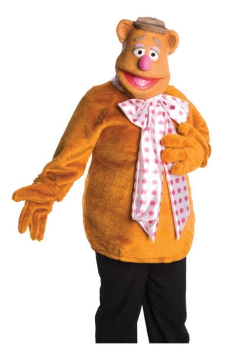 Fozzie Bear Adult Muppet Fancy Dress Costume - Halloween All Year Round