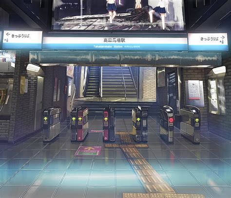 HD wallpaper: Anime, Original, Train Station | Wallpaper Flare