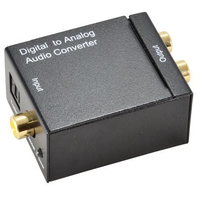 Digital Optical Coax Toslink SPDIF Audio Signal to Analog RCA Converter Adapter - $8.27 ...