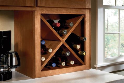 Kitchen Cabinet Wine Racks and Other Wine Storage Ideas - KraftMaid