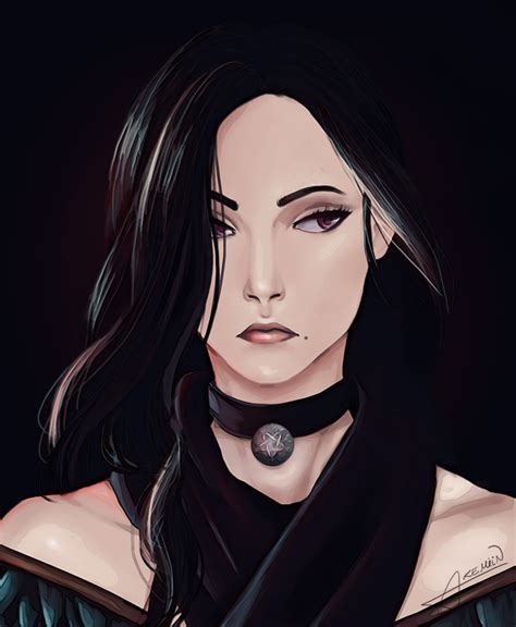 akemiin: ““Yennefer of Vengerberg ” ” Character Concept, Character Art ...