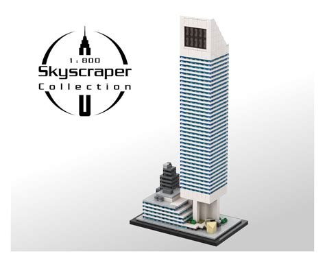 LEGO MOC Citigroup Center (Citicorp Center) 1:800 Scale by SPBrix ...