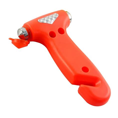 Mini Car Safety Hammer Life Saving Escape Emergency Hammer Seat Belt Cutter Window Glass Breaker ...