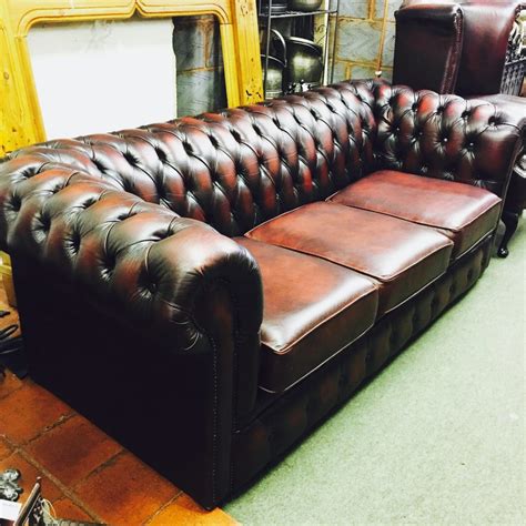 The Dog House Antiques - Pair of Chesterfield Style Sofa’s