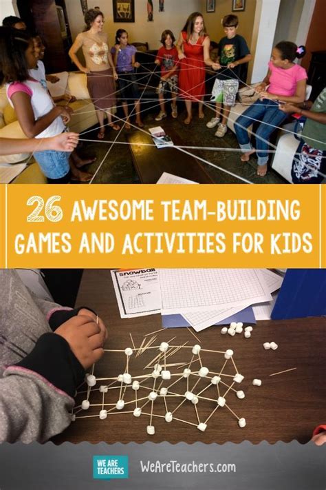 26 tolle Teambuilding-Spiele und Aktivitäten für Kinder - #Aktivitäten ...