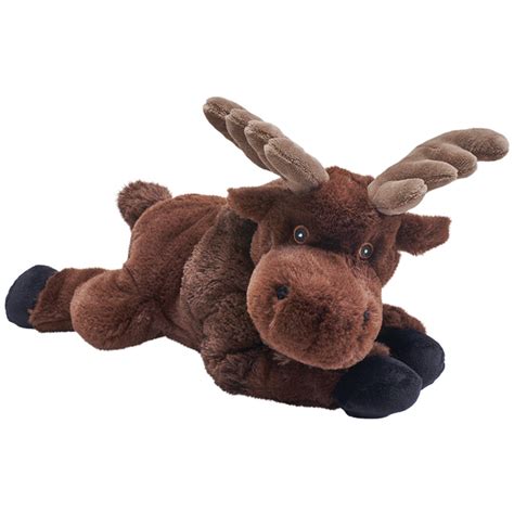 Wild Republic Ecokins Moose Stuffed Animal, 12" - Wild Republic