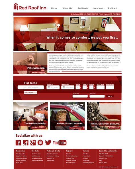 Red Roof Inn - Identity on Behance