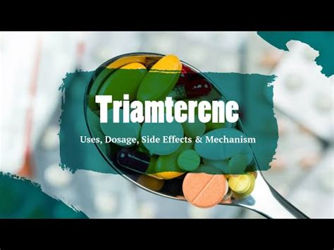 #triamterene | Uses, Dosage, Side Effects & Mechanism | Dyrenium - YouTube