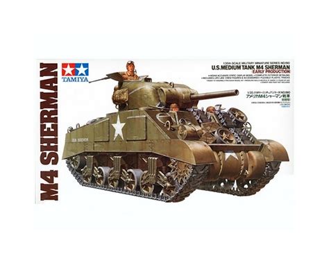 Tamiya 1/35 U.S. Medium Tank M4 Sherman Model Kit [TAM35190] - HobbyTown