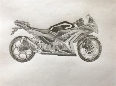 Kawasaki Motorcycle - Art By Adnan