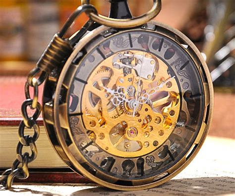 Steampunk Skeleton Pocket Watch - Interwebs.Store